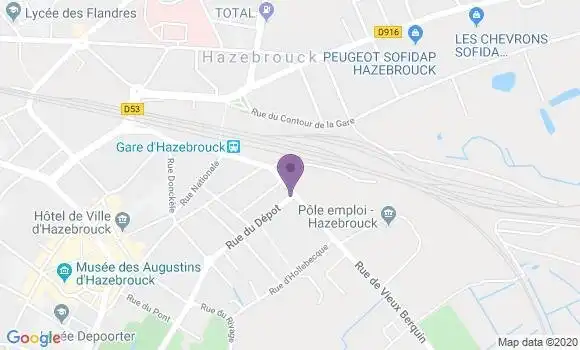 Localisation Mtre Wattez Bertrand