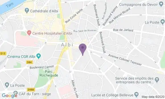 Localisation Mtre Gouzy Caroline