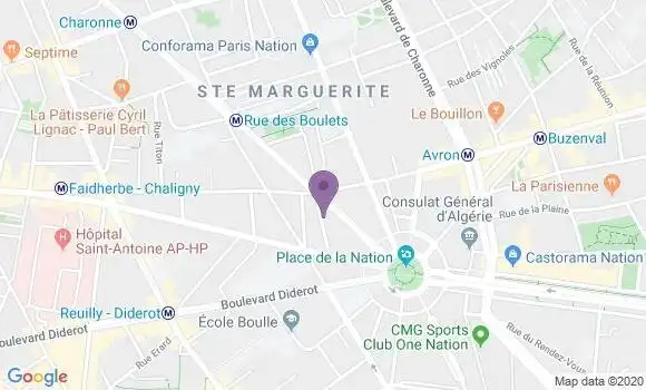 Localisation Mtre Matingou Rocil