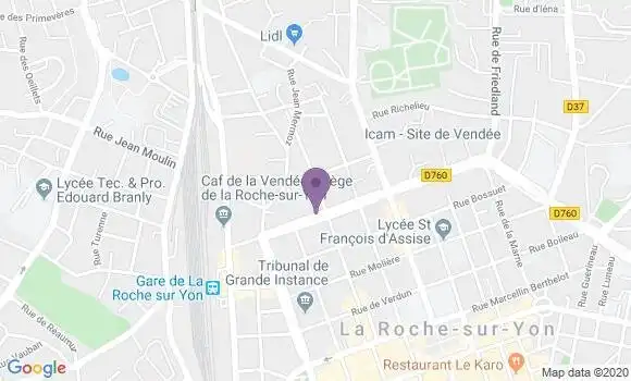 Localisation Mtre Lagrange Bernard
