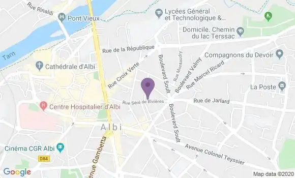 Localisation Mtre Moly Pascale