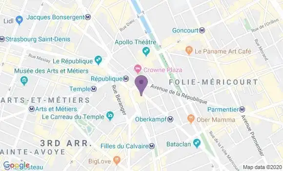 Localisation Mtre Mazingue Marie France