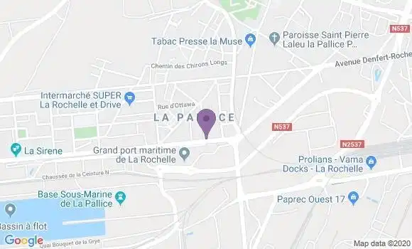 Localisation Mtre Giroudiere Olivier