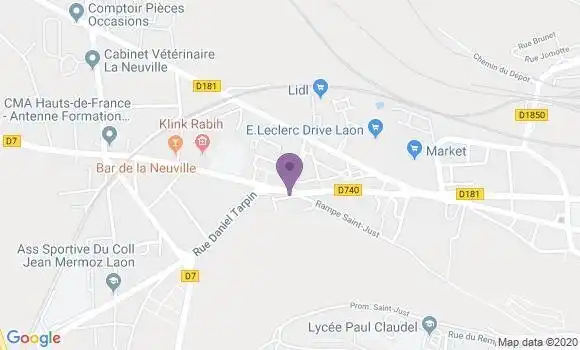 Localisation Mtre Letissier Caroline
