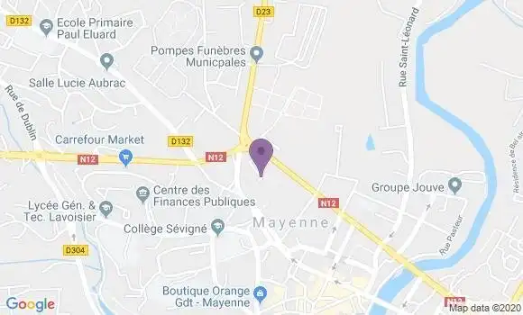 Localisation Mtre Delafond Jacques