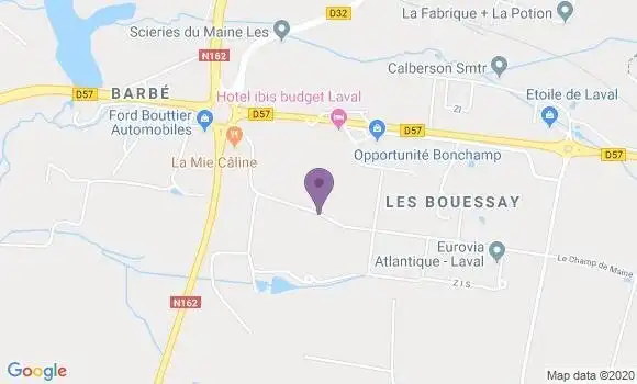 Localisation Mtre Outin Gervais