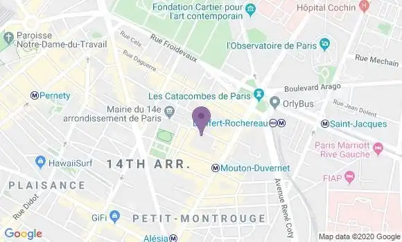 Localisation Mtre Mesa Sylvia