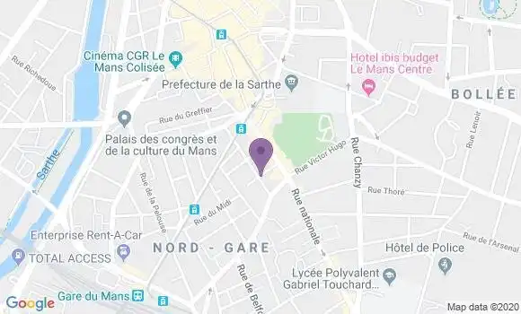 Localisation Mtre Beau Marie Lise
