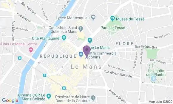 Localisation Mtre Belliard Françoise