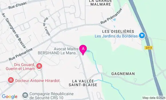 Localisation Mtre Bersihand Dorothée