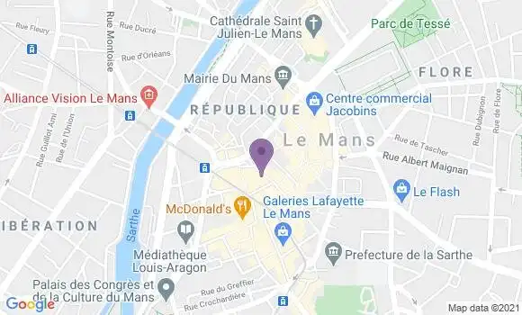 Localisation Mtre Chauveau Hélène