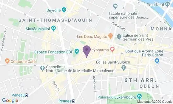 Localisation Mtre Michel Luc