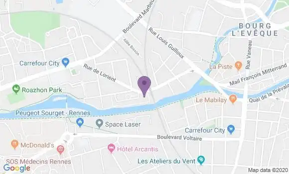 Localisation Mtre Michelet Fabienne