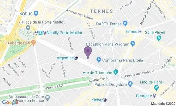 Localisation Mtre Mignon Colombet Astrid