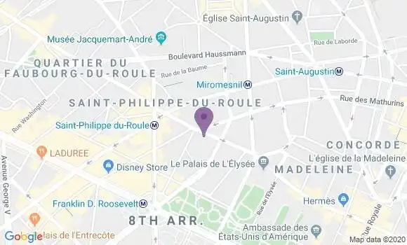 Localisation Mtre Milchior Richard