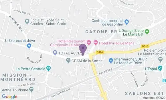 Localisation Mtre Menard Hervé