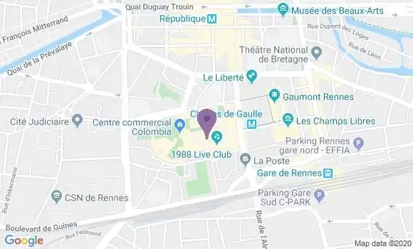 Localisation Mtre Mingam Erwann