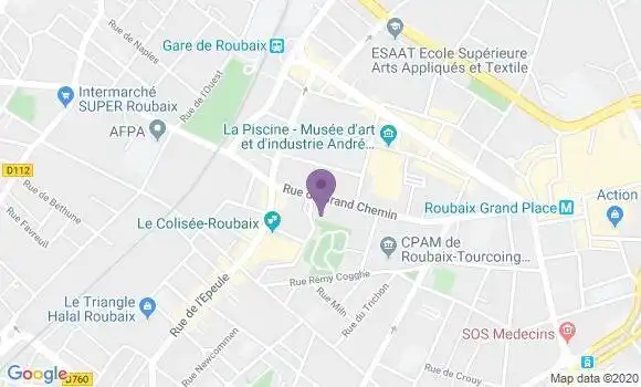 Localisation Mtre Allard Elodie