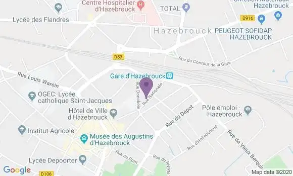 Localisation Mtre Andries Sophie