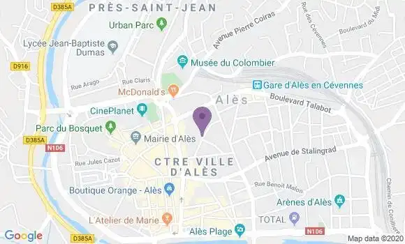 Localisation Mtre Blanchon Fabienne