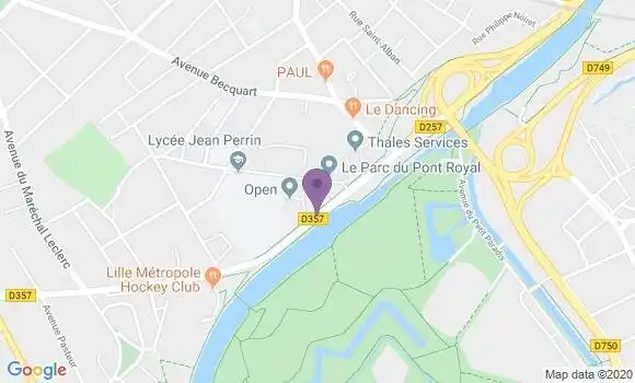 Localisation Mtre Blondel Maxence