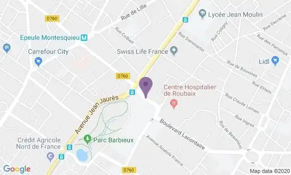 Localisation Mtre Boniface Froissart Edith