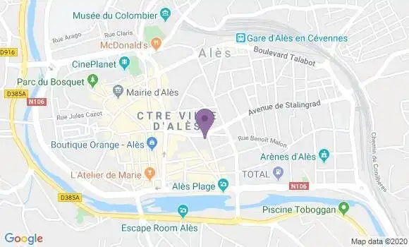 Localisation Mtre Gely May Christine