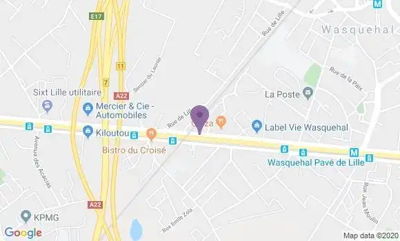 Localisation Mtre Bourgois Vandaele Clémence