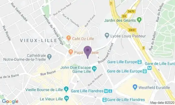Localisation Mtre Claude Lemant Neary