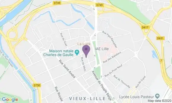 Localisation Mtre Coilliot Clémence