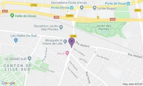 Localisation Mtre Corrales Isabelle