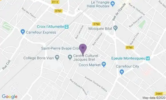 Localisation Mtre Cottignies Patrice