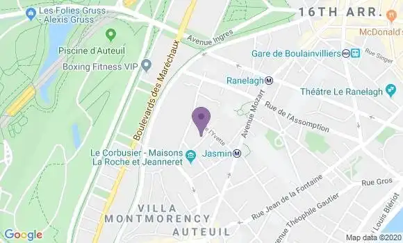 Localisation Mtre Morin Xavier