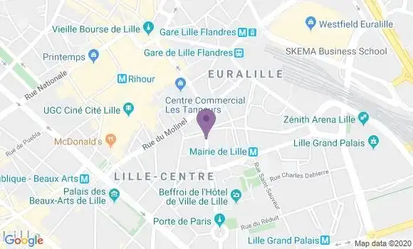 Localisation Mtre Cuny Séverine