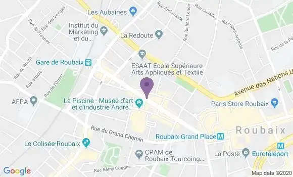 Localisation Mtre Darras Olivier