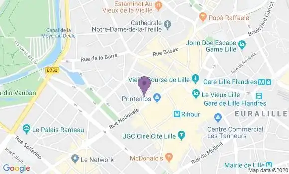 Localisation Mtre Defever Benedicte