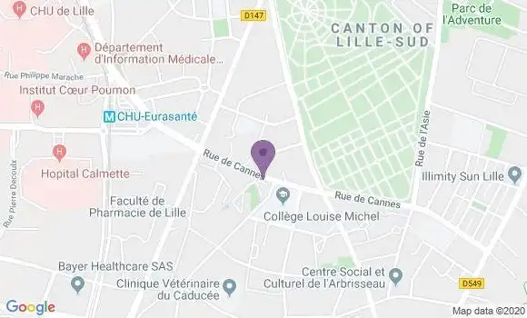 Localisation Mtre Delaby Lucie