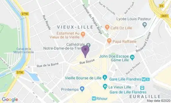 Localisation Mtre Delattre Eric