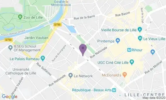 Localisation Mtre Delobel Briche Anne Laurence