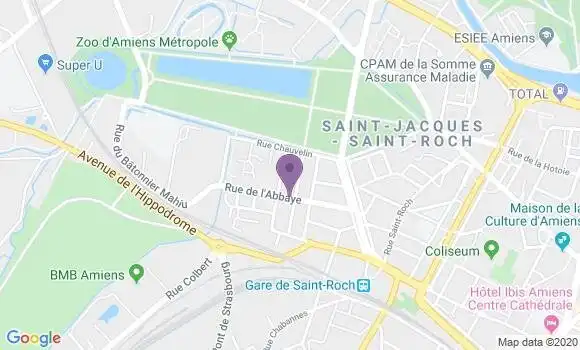 Localisation Mtre Beck Nicolas