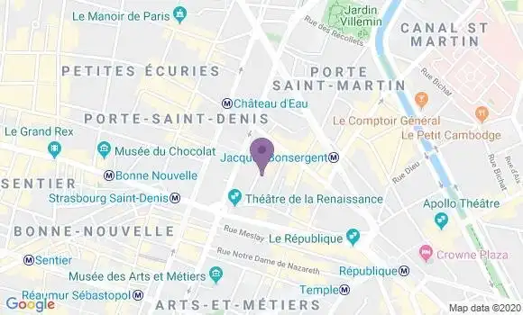 Localisation Mtre Munier Bernard