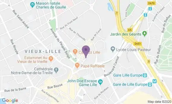 Localisation Mtre Garcia Maria Rosa
