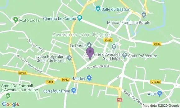 Localisation Mtre Henniaux Jean Baptiste