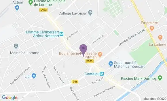 Localisation Mtre Huet Marie Françoise