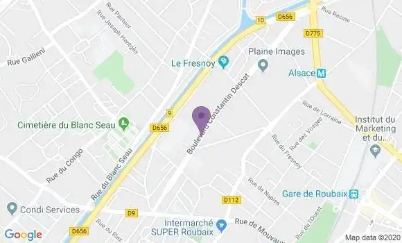 Localisation Mtre Joseph Annebel
