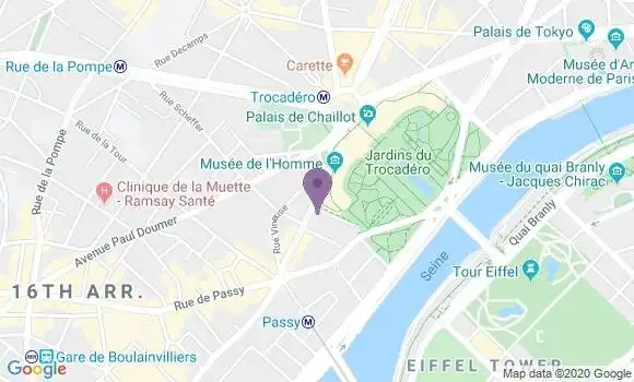 Localisation Mtre Nahum David