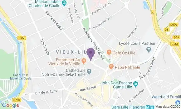 Localisation Mtre Lambert Patrick