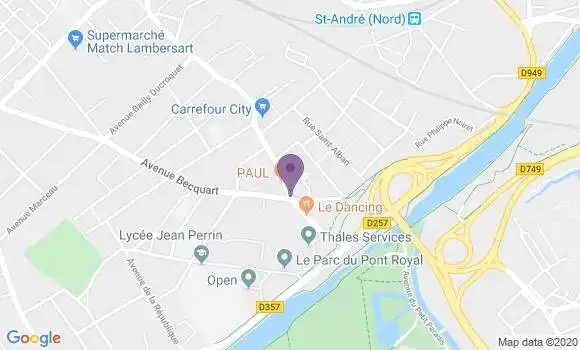 Localisation Mtre Lamoitier Nicolas