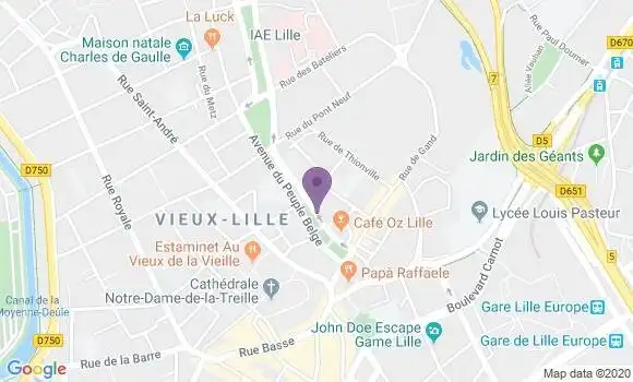 Localisation Mtre Laugier Yann