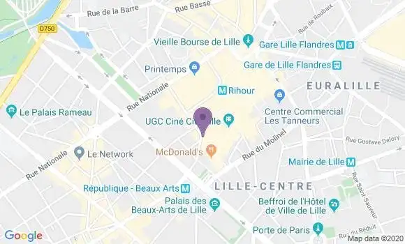 Localisation Mtre Laugier Maxence